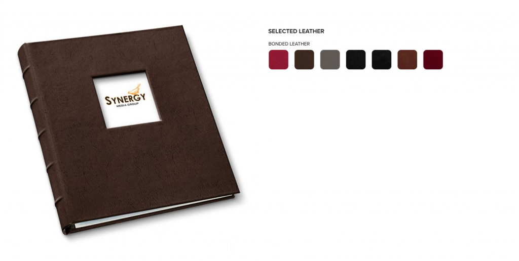 Leather Presentation Binder 1 1/4