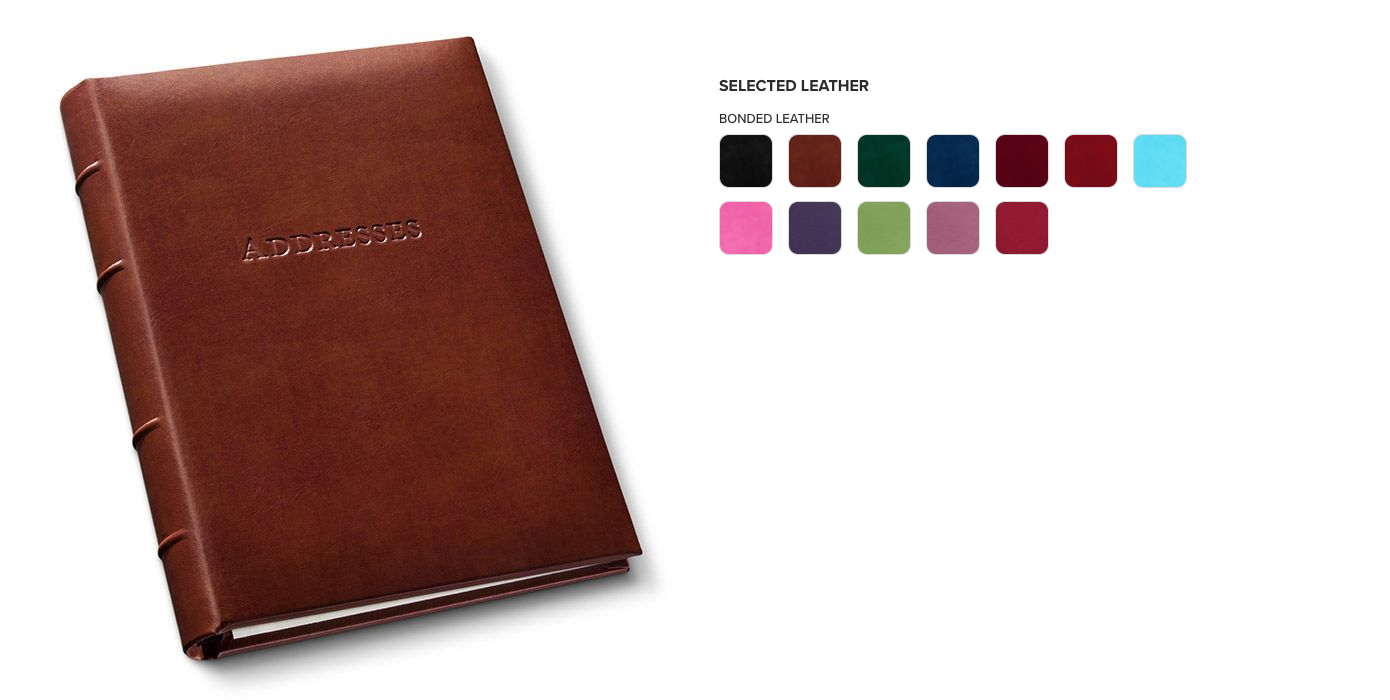 Pick the Right Address Book For Your Contacts - Gallery Leather Blog